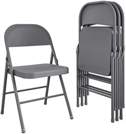 CoscoProducts COSCO All- Steel Folding Chair, 4-Pack, Antique Linen 19 CoscoProducts COSCO All- Steel Folding Chair, 4-Pack, Antique Linen -Home Table Chair Store 41pZcfXo3rL. AC