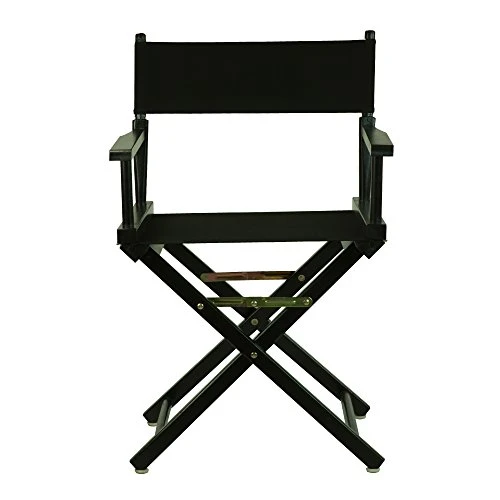 Casual Home Director's Chair ,Black Frame/Black Canvas,18" - Classic Height 5 Casual Home Director's Chair ,Black Frame/Black Canvas,18" - Classic Height - Image 3