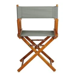 Casual Home 18" Director's Chair Honey Oak Frame With Grey Canvas 9 Casual Home 18" Director's Chair Honey Oak Frame With Grey Canvas -Home Table Chair Store 41pZqfG301L
