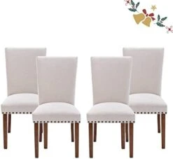 PU Leather Dining Chairs Set Of 6, Upholstered Parsons Dining Room Kitchen Side Chair With Nailhead Trim And Wood Legs - Dark Brown 24 PU Leather Dining Chairs Set Of 6, Upholstered Parsons Dining Room Kitchen Side Chair With Nailhead Trim And Wood Legs - Dark Brown -Home Table Chair Store 41pxwj2Yb5L. AC
