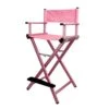 Makeup Artist Chair, Aluminium Lightweight Strong Folding Professional Makeup Artist Director Chair (Color : Pink) -Home Table Chair Store 41qAxaOwxDL