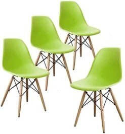 Buschman Mid Century Modern Dining Room Chairs, White, Set Of 4 -Home Table Chair Store 41qPkdszHvL. AC