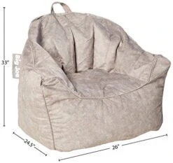 Big Joe Hug Bean Bag Chair, Gray Hyde, 3ft 13 Big Joe Hug Bean Bag Chair, Gray Hyde, 3ft -Home Table Chair Store 41qkWXKynDL