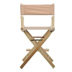 Casual Home 24" Director's Chair Natural Frame With Tan Canvas, Counter Height -Home Table Chair Store 41rSMRrtovL