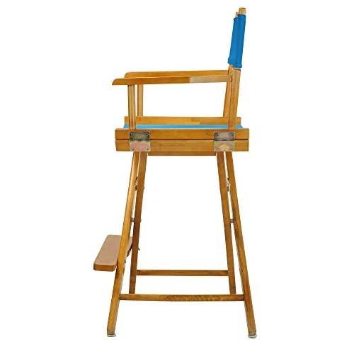 Casual Home 220-05/021-27 Director Chair 24" - Counter Height Honey OakFrame/Turquoise Canvas 5 Casual Home 220-05/021-27 Director Chair 24" - Counter Height Honey OakFrame/Turquoise Canvas - Image 3
