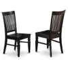 East West Furniture WEC-BLK-W Weston Dining Chairs - Slat Back Wood Seat Kitchen Chairs, Set Of 2, Black 1 East West Furniture WEC-BLK-W Weston Dining Chairs - Slat Back Wood Seat Kitchen Chairs, Set Of 2, Black -Home Table Chair Store 41sVIqyXEDL