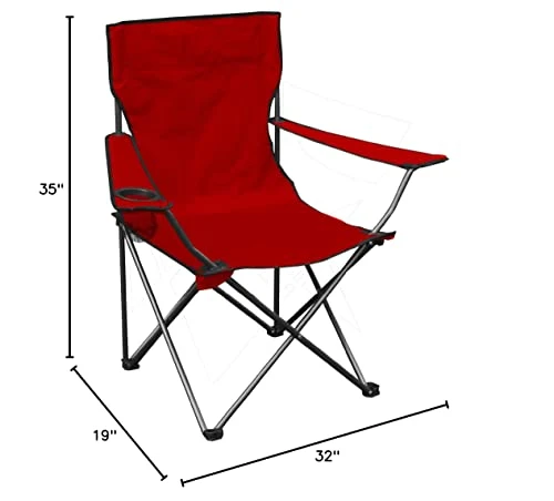 Quik Chair Portable Folding Chair With Arm Rest Cup Holder And Carrying And Storage Bag 8 Quik Chair Portable Folding Chair With Arm Rest Cup Holder And Carrying And Storage Bag - Image 6