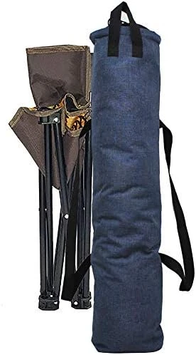 NGIL Navy Solid Color Folding Camp Chair Carry Bag With Non Adjustable Strap And Wide Drawstring Opening (Replacement Bag Only) Please Read Description For Full Details 9 NGIL Navy Solid Color Folding Camp Chair Carry Bag With Non Adjustable Strap And Wide Drawstring Opening (Replacement Bag Only) Please Read Description For Full Details - Image 7
