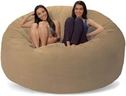 Comfy Sacks Memory Foam Bean Bag Chair, Charcoal Furry -Home Table Chair Store 41tK4Hh7OL. AC