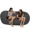 Chill Sack Memory Foam Bean Bag Lounger, 7.5-Feet, Charcoal -Home Table Chair Store 41tl4HnCz5L