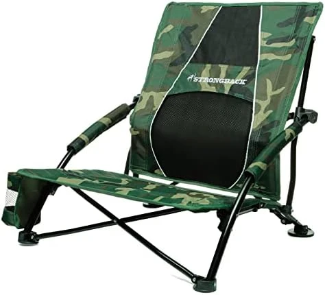 STRONGBACK Low Gravity Beach Chair With Built-in Lumbar Back Support, Heavy Duty Portable Folding Beach Chair For Adults 11 STRONGBACK Low Gravity Beach Chair With Built-in Lumbar Back Support, Heavy Duty Portable Folding Beach Chair For Adults - Image 9