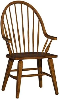 Liberty Furniture Industries Windsor Back Arm Chair, W25 X D25 X H41, Black -Home Table Chair Store 41uNj6DrzfL. AC