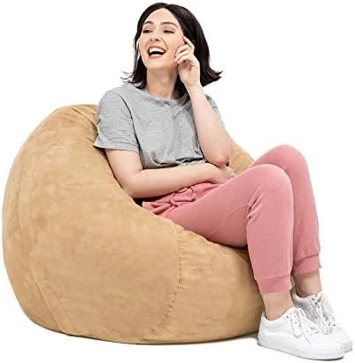 Jaxx Saxx 3 Foot Bean Bag Chair With Removable Cover, Cinnabar 9 Jaxx Saxx 3 Foot Bean Bag Chair With Removable Cover, Cinnabar - Image 7