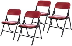 OEF Furnishings Premium Lightweight Plastic Folding Chair, Burgundy 24 OEF Furnishings Premium Lightweight Plastic Folding Chair, Burgundy -Home Table Chair Store 41uTNjyIAUL. AC