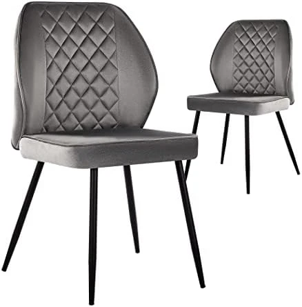 Wolmics Velvet Dining Chairs Set Of 2, Accent Chair Living Room Chairs Upholstered Side Chair With Metal Legs Desk Chair For Dining Room Kitchen Vanity Patio, Green 17 Wolmics Velvet Dining Chairs Set Of 2, Accent Chair Living Room Chairs Upholstered Side Chair With Metal Legs Desk Chair For Dining Room Kitchen Vanity Patio, Green - Image 15