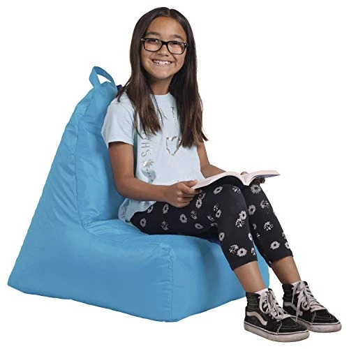 Factory Direct Partners 10481-FB Cali Alpine Sack Bean Bag Chair, Dirt-Resistant Coated Oxford Fabric - French Blue 10 Factory Direct Partners 10481-FB Cali Alpine Sack Bean Bag Chair, Dirt-Resistant Coated Oxford Fabric - French Blue - Image 8