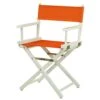 Casual Home 18" Director's Chair White Frame With Tangerine Canvas -Home Table Chair Store 41uasNdzj4L