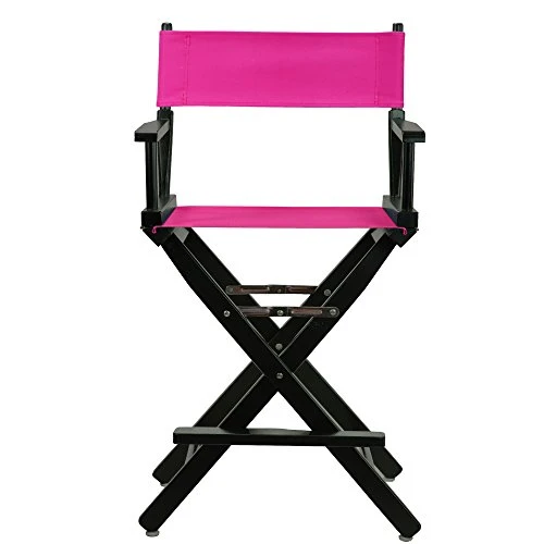 Casual Home 220-02/021-30 Director Chair 24" - Counter Height BlackFrame/Magenta Canvas 4 Casual Home 220-02/021-30 Director Chair 24" - Counter Height BlackFrame/Magenta Canvas - Image 2
