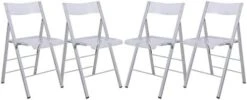 LeisureMod Milden Modern Acrylic Folding Chairs, Set Of 4 (Blue) 10 LeisureMod Milden Modern Acrylic Folding Chairs, Set Of 4 (Blue) -Home Table Chair Store 41vZIbGFgUL. AC