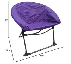 IMPACT CANOPY Luna Lightweight Portable Folding Dorm Chair, Purple -Home Table Chair Store 41vk2GjnilL