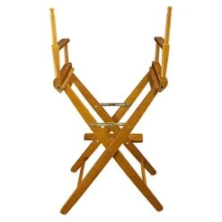 Casual Home 30-Inch Solid Wood Director Chair, Honey Oak Frame -Home Table Chair Store 41wQIAnNm1L