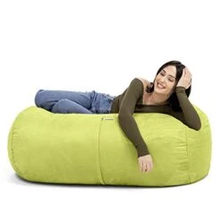 Jaxx Sofa Saxx Bean Bag Lounger, 4-Feet, Lime