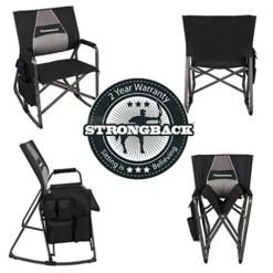 STRONGBACK Director With Innovative Lumbar Back Support Heavy Duty Camping Chair With Side Table 19 STRONGBACK Director With Innovative Lumbar Back Support Heavy Duty Camping Chair With Side Table -Home Table Chair Store 41xkNlBnGcL
