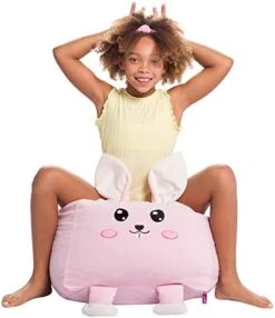 Posh Creations Large Bean Bag Soft Cozy Animal Chair For Bedrooms, Kids Lounger, Large-24 Inch, Chevron Green And White (sdfds) -Home Table Chair Store 41xoMN48SEL. AC