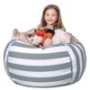 Wekapo Stuffed Animal Storage Bean Bag Chair Cover For Kids | Stuffable Zipper Beanbag For Organizing Children Plush Toys Large Premium Cotton Canvas 2 Wekapo Stuffed Animal Storage Bean Bag Chair Cover For Kids | Stuffable Zipper Beanbag For Organizing Children Plush Toys Large Premium Cotton Canvas -Home Table Chair Store 41yBPEJL2pL