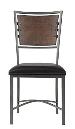 Homelegance 5606S Two-Pack Fideo Industrial Style Dining Chairs, Pine, Brown 8 Homelegance 5606S Two-Pack Fideo Industrial Style Dining Chairs, Pine, Brown -Home Table Chair Store 41ysREd3qeL