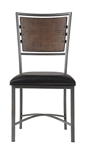 Homelegance 5606S Two-Pack Fideo Industrial Style Dining Chairs, Pine, Brown 5 Homelegance 5606S Two-Pack Fideo Industrial Style Dining Chairs, Pine, Brown - Image 3