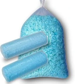 NiceLady Bean Bag Filler Foam-10 Pound Premium Shredded Memory Foam,for Couch Cushion Or Pillow Dog Bed- Very Soft And Great For Stuffing(Blue, 2 * 5 Pound) -Home Table Chair Store 41z2CvIAr L. AC