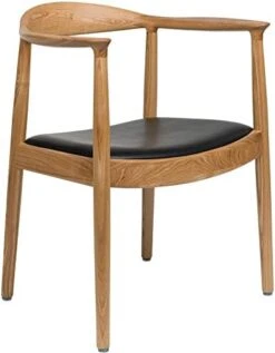 Laura Davidson Furniture Hans Wegner Replica Kennedy Arm Chair, Mid Century Modern Kitchen & Dining Chair With Arm Rest, Ash Wood, Walnut And Italian Leather 17 Laura Davidson Furniture Hans Wegner Replica Kennedy Arm Chair, Mid Century Modern Kitchen & Dining Chair With Arm Rest, Ash Wood, Walnut And Italian Leather -Home Table Chair Store 41zV8jCDKL. AC