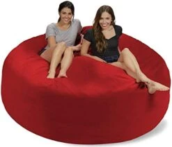 Chill Sack Bean Bags Large Bean Bag, 7-Feet, Charcoal Micro Suede -Home Table Chair Store 41zmXCJGKXL. AC