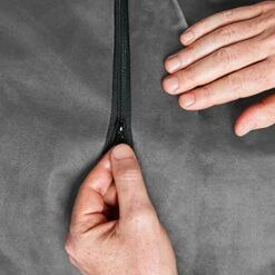 Lumaland Luxurious Giant 7ft Bean Bag Chair With Microsuede Cover - Ultra Soft, Foam Filling, Washable Jumbo Bean Bag Sofa For Kids, Teenagers, Adults - Sack Chair For Dorm, Family Room - Dark Grey -Home Table Chair Store 511PwSBGqEL