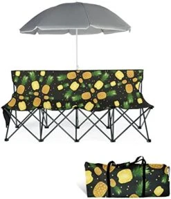 AOTIFARM Portable Sports Bench 4 Seat Folding Camping Chairs Team Sideline Bench Lawn Chairs Heavy Duty With Removable Seat Green XH4Y1A Folding Chairs -Home Table Chair Store 512ATXdGE7L. AC