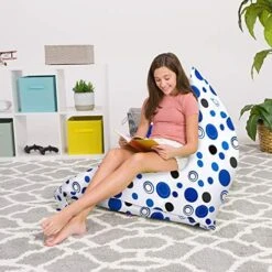 Posh Creations Bean Bag Chair For Kids And Teens -Twist Chair Medium 100L Size -Home Table Chair Store 512V0NZmIoL. AC