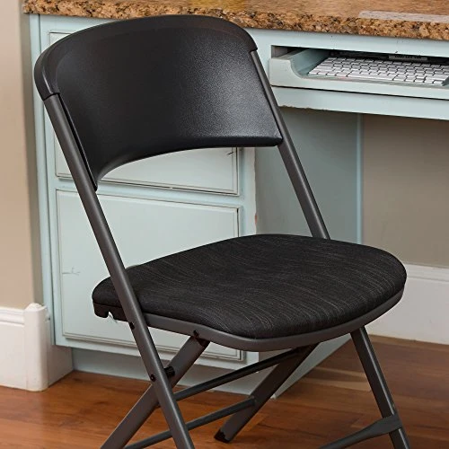 LIFETIME Commercial Grade Folding Chairs, 4 Pack, Charcoal Gray 7 LIFETIME Commercial Grade Folding Chairs, 4 Pack, Charcoal Gray - Image 5