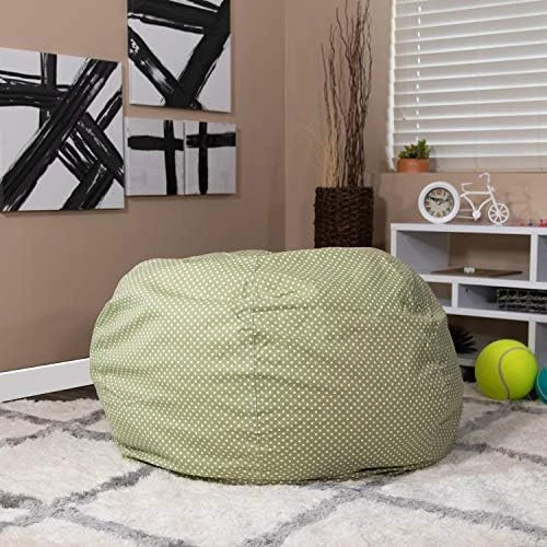 EMMA + OLIVER Oversized Solid Gray Refillable Bean Bag Chair For All Ages 14 EMMA + OLIVER Oversized Solid Gray Refillable Bean Bag Chair For All Ages - Image 12