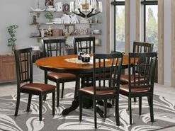 East West Furniture KENI5-BCH-W Dining Set, 5-Piece -Home Table Chair Store 517ydtnUIL. AC