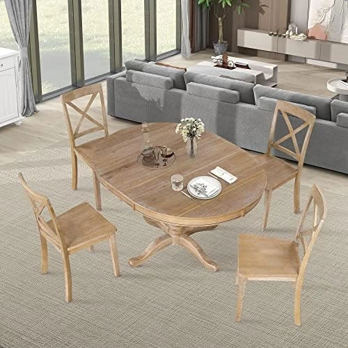 5 Piece Round Dining Table Set, Marble Top Kitchen Table Sets Dinette Set For 4 Include Marble Veneer Round Kitchen Table And 4 Chairs For Small Space (White) 10 5 Piece Round Dining Table Set, Marble Top Kitchen Table Sets Dinette Set For 4 Include Marble Veneer Round Kitchen Table And 4 Chairs For Small Space (White) - Image 8