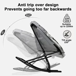 OAKHAM Comfy Saucer Chair, Folding Faux Fur Lounge Chair For Bedroom And Living Room, Flexible Seating For Kids Teens Adults, X-Large, Rock-Grey 16 OAKHAM Comfy Saucer Chair, Folding Faux Fur Lounge Chair For Bedroom And Living Room, Flexible Seating For Kids Teens Adults, X-Large, Rock-Grey -Home Table Chair Store 519EPagmlFL 1