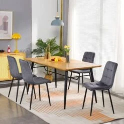 Adyoyi Modern Velvet Dining Chairs Set Of 4, Upholstered Velvet Dining Room Chairs Fabric Dining Chairs For Dinning Room Home Living Room Bedroom Kitchen, Orange -Home Table Chair Store 519VAtUVqYL. AC