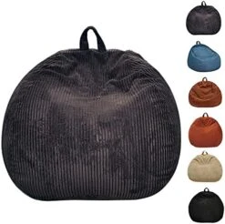 Bean Bag Chairs Cover (No Filler),Bean Bag Cover,Stuffed Animal Storage Bean Bag,Bean Bag For Kids,Adults,Teens,36 X 45 In Blue Bean Bag -Home Table Chair Store 51A1t nDG5L. AC