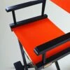 Casual Home 30" Director's Chair Black Frame-with Orange Canvas, Bar Height -Home Table Chair Store 51AqRurzWeL