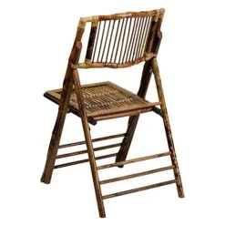 EMMA + OLIVER 2 Pack Commercial Event Party Rental Bamboo Folding Chair -Home Table Chair Store 51EbOFjsooL