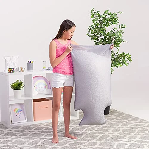 Posh Creations Filling Bean Bag Refill, 100 L, White With EZ-Pour Zipper Spout 4 Posh Creations Filling Bean Bag Refill, 100 L, White With EZ-Pour Zipper Spout - Image 2