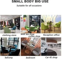 DZFURNIT Office Table And Chair Set Business Dining Table, Negotiation Reception Tables And Chairs 1 Table And 4 Chairs Home Office Meeting Room Round Dining Table And Chair Set (Color : Dark Gray) 18 DZFURNIT Office Table And Chair Set Business Dining Table, Negotiation Reception Tables And Chairs 1 Table And 4 Chairs Home Office Meeting Room Round Dining Table And Chair Set (Color : Dark Gray) -Home Table Chair Store 51GNvMYVR7S