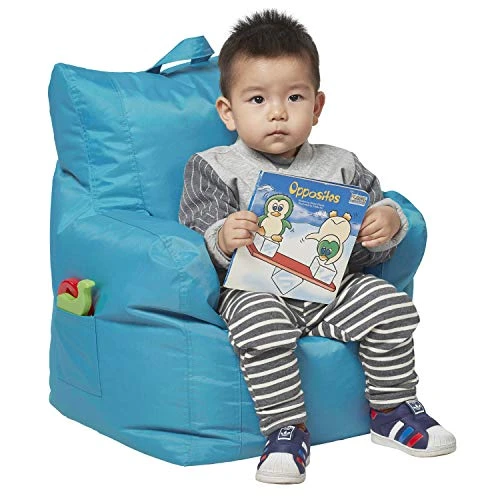Factory Direct Partners 10481-FB Cali Alpine Sack Bean Bag Chair, Dirt-Resistant Coated Oxford Fabric - French Blue 15 Factory Direct Partners 10481-FB Cali Alpine Sack Bean Bag Chair, Dirt-Resistant Coated Oxford Fabric - French Blue - Image 13