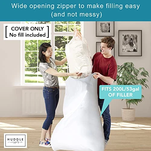 Huddle Supply Co Bean Bag Liner Designer Stuffie Seat Bean Bag Cover 4 Huddle Supply Co Bean Bag Liner Designer Stuffie Seat Bean Bag Cover - Image 2